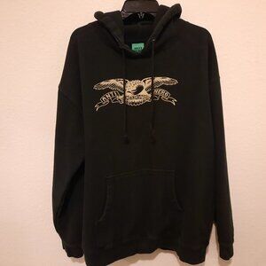 ANTI HERO SKATEBOARDS HOODIE XL MENS BLACK